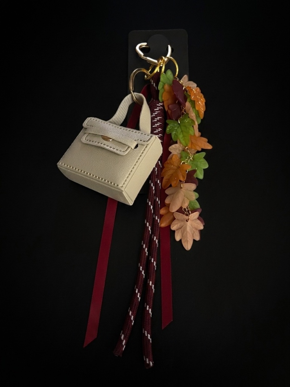 Fall/Autumn inspired bag charm
